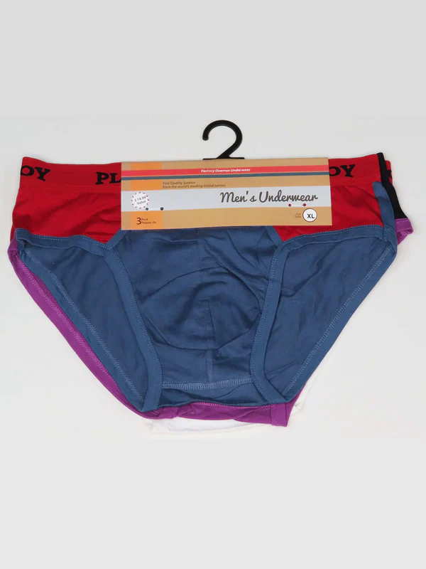Mens 3 pcs Pack Outer Elastic Briefs